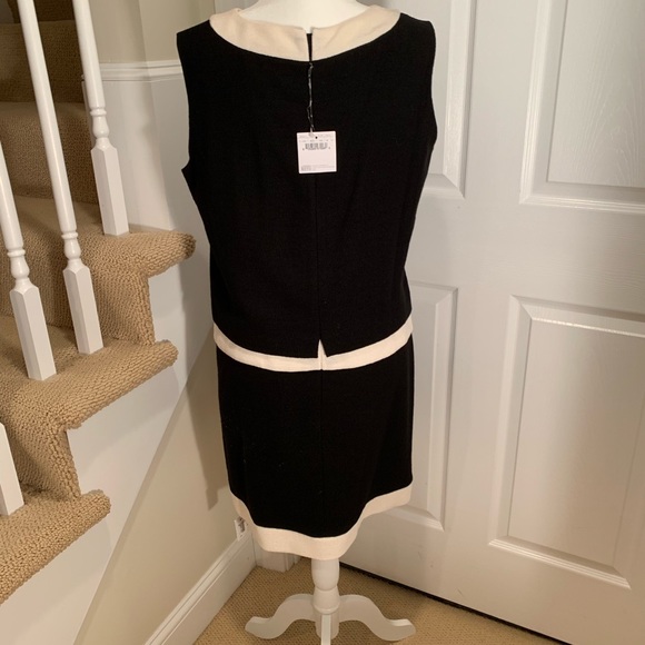 NWT, Moschino dress, black/cream (boucle knit) - Picture 2 of 8